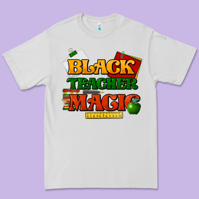 Black Teacher Magic Premium Tee Designed By Howdyjamesfarm