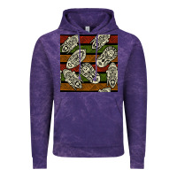 Cloud Purple african mask seamless pattern Vintage Hoodie - BundleAndBundleShop