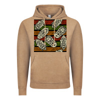 Vintage Coffee african mask seamless pattern Vintage Hoodie - BundleAndBundleShop