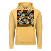 African Mask Seamless Pattern Vintage Hoodie | Teevron