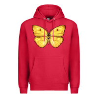 Cardinal Cloudless Sulphur Butterfly Premium Hoodie - LillyAllenDesigns