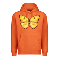 Carrot Cloudless Sulphur Butterfly Premium Hoodie - LillyAllenDesigns