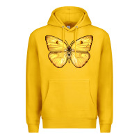 Lemon Cloudless Sulphur Butterfly Premium Hoodie - LillyAllenDesigns