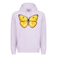 Lilac Cloudless Sulphur Butterfly Premium Hoodie - LillyAllenDesigns