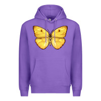 Purple Cloudless Sulphur Butterfly Premium Hoodie - LillyAllenDesigns
