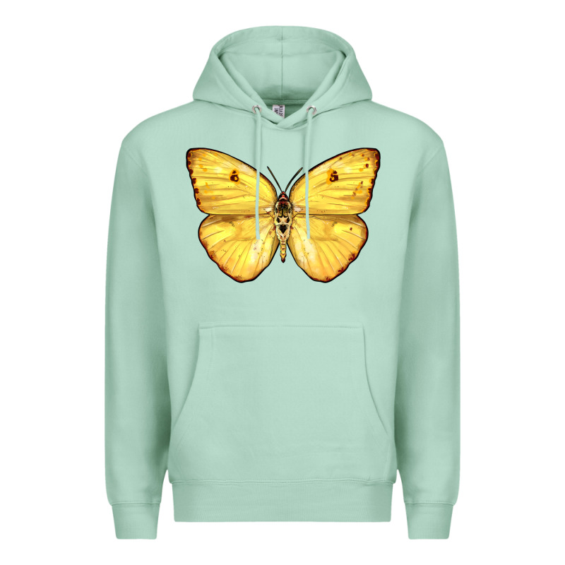 Cloudless Sulphur Butterfly Premium Hoodie by LillyAllenDesigns | Teevron