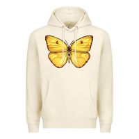 Tofu Cloudless Sulphur Butterfly Premium Hoodie - LillyAllenDesigns