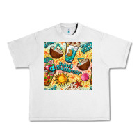 Lunar Rock sweet summer coffee cups with colorful leopard and sea stars seamless  Urban Heavy Tee - BundleAndBundleShop