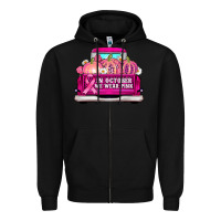 Black truck in october we wear pink Zipper Hoodie - AdoDesignShop
