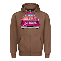 Chestnut truck in october we wear pink Zipper Hoodie - AdoDesignShop
