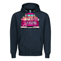 Navy truck in october we wear pink Zipper Hoodie - AdoDesignShop