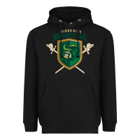 Black sioux city musketeers Heavyweight Hoodie - DesigneFamous