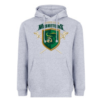 Heather Grey sioux city musketeers Heavyweight Hoodie - DesigneFamous