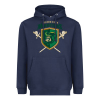 Navy sioux city musketeers Heavyweight Hoodie - DesigneFamous