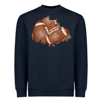 Navy football patch Heavyweight Sweatshirt - AdoDesignShop