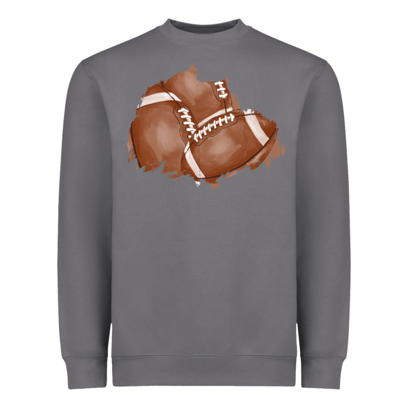 Football Patch Heavyweight Sweatshirt by AdoDesignShop | Teevron