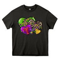 Asphalt mardi gras hearts cg (1) Heavy Core Tee - CowGirlArtShop