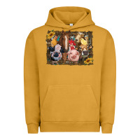 Pigment Peanut Butter western farm animals Urban Hoodie - RanaPortraitStore