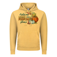 Vintage Mustard autumn leaves and pumpkins please Vintage Hoodie - BundleAndBundleShop