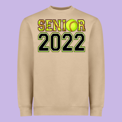 Senior Softball Heavyweight Sweatshirt Designed By Adodesignshop
