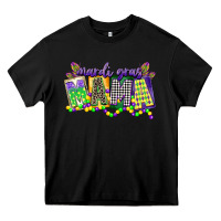 Black mardi gras mama Heavy Core Tee - CowGirlArtShop