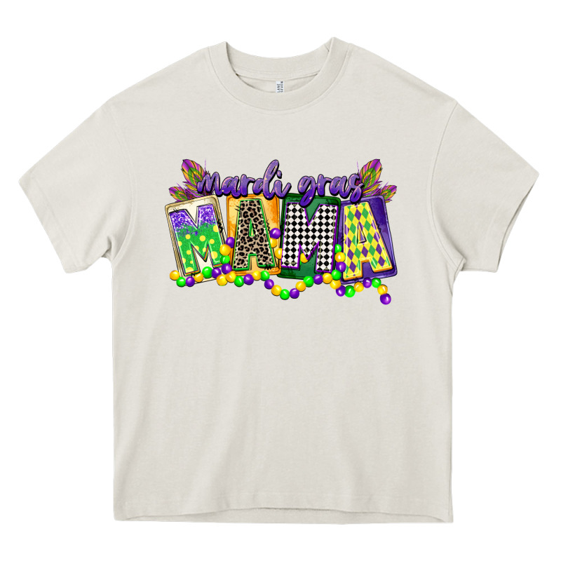 Mardi Gras Mama Heavy Core Tee by CowGirlArtShop | Teevron