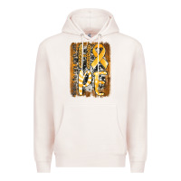 Pale Pink finding the cure starts with hope childhood cancer awareness  with bac Premium Hoodie - Jasminsmagicworld