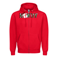 Red howdy santa Zipper Hoodie - AdoDesignShop