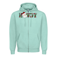 Seafoam howdy santa Zipper Hoodie - AdoDesignShop