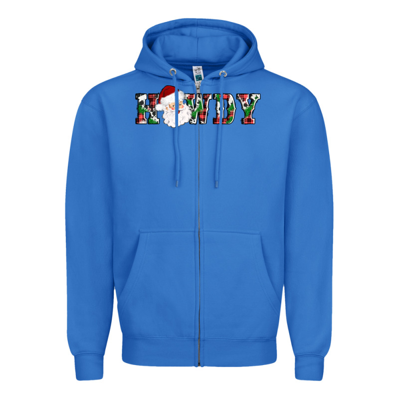 Howdy Santa Zipper Hoodie by AdoDesignShop | Teevron