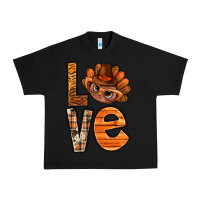 Black thanksgiving with turkey love bbs Urban Heavy Tee - BundleAndBundleShop