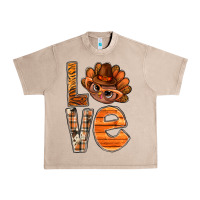 French Oak thanksgiving with turkey love bbs Urban Heavy Tee - BundleAndBundleShop