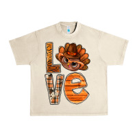 Sandshell thanksgiving with turkey love bbs Urban Heavy Tee - BundleAndBundleShop