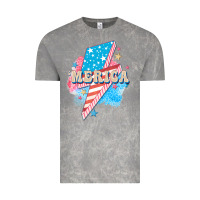 Cloud Rock Merica leopard lightning bolt Vintage Tee - FaDigitalArtStudio