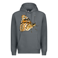 Rock Painted Lady Butterfly Premium Hoodie - LillyAllenDesigns