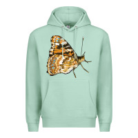 Seafoam Painted Lady Butterfly Premium Hoodie - LillyAllenDesigns