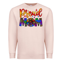 Pale Pink proud mom Premium Sweatshirt - JahusDesignShop