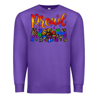 Purple proud mom Premium Sweatshirt - JahusDesignShop