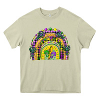 Mossy mardi gras rainbow and fleur de lis Heavy Core Tee - CowGirlArtShop