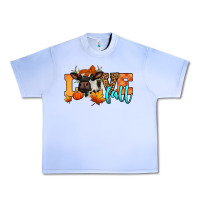 Love Fall Holstein Cow Urban Heavy Tee | Teevron