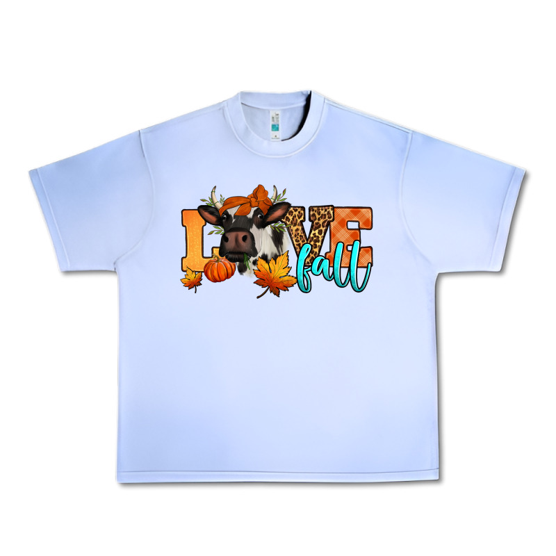 Love Fall Holstein Cow Urban Heavy Tee by Jasminsmagicworld | Teevron
