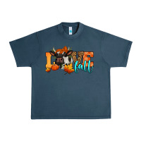 Midnight Navy love fall holstein cow Urban Heavy Tee - Jasminsmagicworld