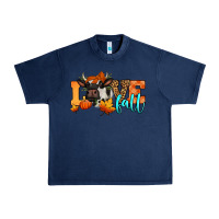 Navy love fall holstein cow Urban Heavy Tee - Jasminsmagicworld