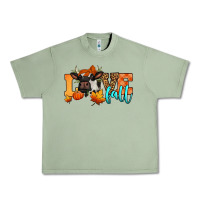 Oil Green love fall holstein cow Urban Heavy Tee - Jasminsmagicworld