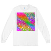 White neon glitter leopard seamless pattern Long Sleeve Tee - BundleAndBundleShop