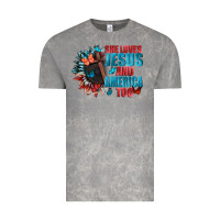 Cloud Rock She love Jesus and America too Vintage Tee - FaDigitalArtStudio