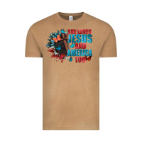 Vintage Camel She love Jesus and America too Vintage Tee - FaDigitalArtStudio