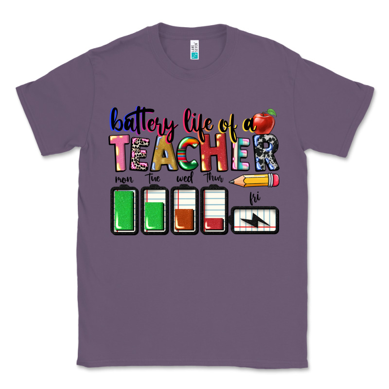 Battery Life Of Teacher Classic Tee by CowGirlArtShop | Teevron