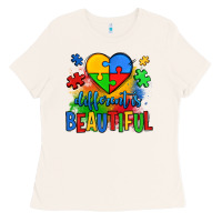 Bone different is beautiful autism Ladies Tee - OliviaCreatesArt