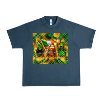 Midnight Navy St. Patrick's Day gnome Urban Heavy Tee - FaDigitalArtStudio